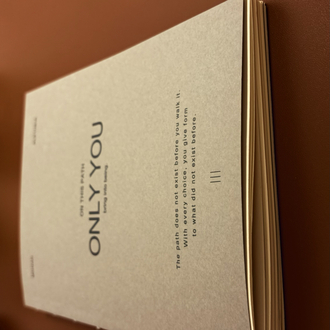 MONAD Aletheia '' Only You '' Defter - El Yapımı A5 - Koptik Dikişli, Çizgili