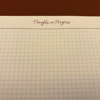 Thoughts in Progress A5 Kareli Bloknot – 50 Sayfa