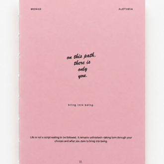 MONAD Aletheia ''There Is Only You'' - El Yapımı A5 Koptik Dikişli Defter