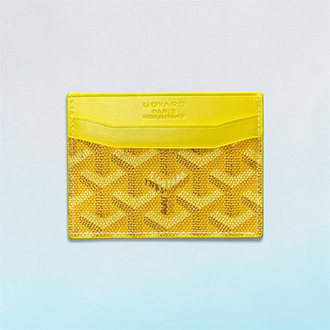 Goyard Card Holder Yellow