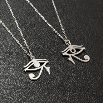 Ra & Horus'un Gözü Gümüş Kolye