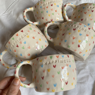 Happiness Handmade Mug