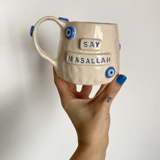 “Say Masallah” Handmade 3D Mug