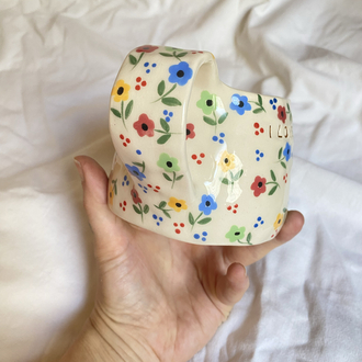 “I LOVE ME” handmade mug
