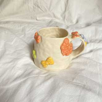 Colorful Ribbons Handmade Mug