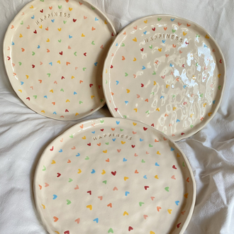 Happiness Handmade Plate