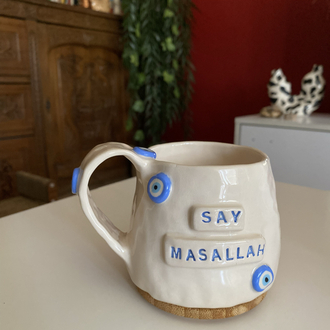 “Say Masallah” Handmade 3D Mug