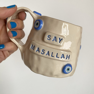 “Say Masallah” Handmade 3D Mug