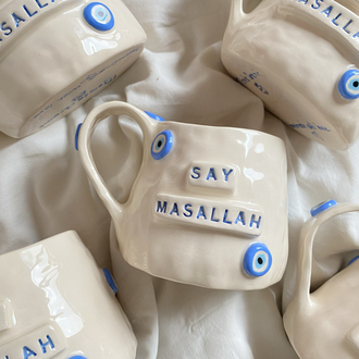 “Say Masallah” Handmade 3D Mug