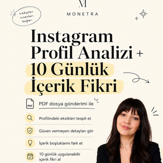Instagram Profil Analizi + 10 Günlük İçerik Fikri PDF’i