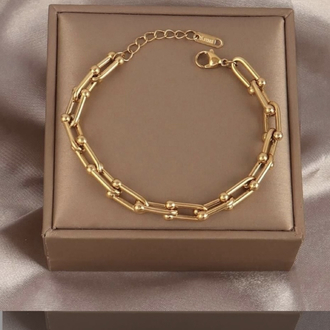 Gold çelik bileklik