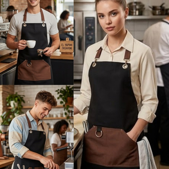 Su itici Leke Tutmaz Üçgen Cepli Cafe Barista Çiçekçi Aşçı Barista Servis Önlük