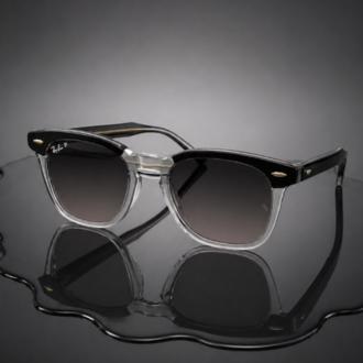 Ray-Ban RB2298 Hawkeye 1293/N9 Gri Şeffaf Unisex Güneş Gözlüğü 52-21 UV400