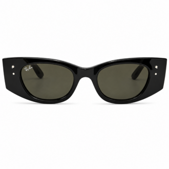Ray-Ban RB4430 Zena 6677/71 Siyah Yeşil Unisex Güneş Gözlüğü 52-22 UV400