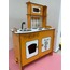 6mm Büyük Boy Eğitici Ahşap Montessori Mutfak Seti Turuncu 100*80