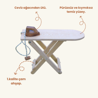 Ahşap Ütü ve Ütü Masası (Kargo Bedava)