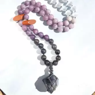 İYOLİT MALA - Doğal Taşlı Meditasyon Tespihi