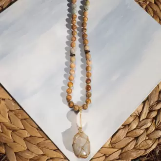 SHELL COLLECTION - Doğal Taşlı Meditasyon Tespihi
