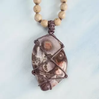 MOKAİT MALA - Doğal Taşlı Meditasyon Tespihi