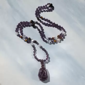 CROWN MALA - Doğal Taşlı Meditasyon Tespihi
