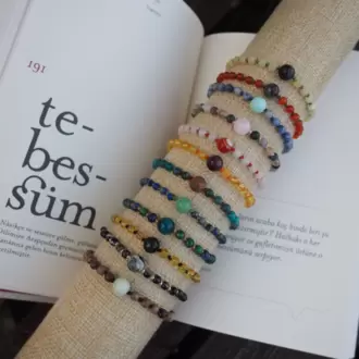COLORS BİLEKLİK SERİSİ - Doğal Taşlı Bileklik