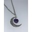 Ametist moon kolye