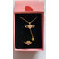Lovely heart set altın