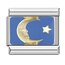 Moon star charm