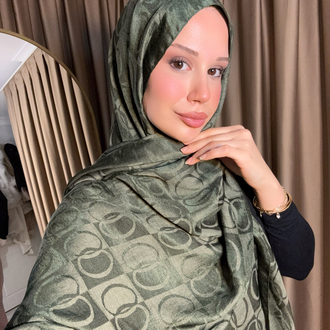 Dama Desen Naiaa Pamuk Şal