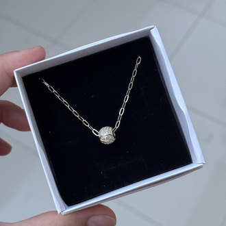 Gold topçuk kolye 55cm 