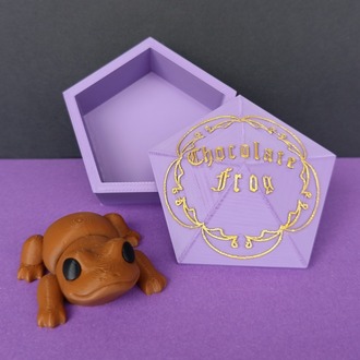 Harry Potter Chocolate Frog Kutusu ve Kurbağa Figürü