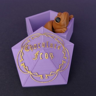 Harry Potter Chocolate Frog Kutusu ve Kurbağa Figürü