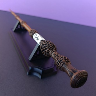 Mürver Asa 38 cm, Özel Standlı Gerçekçi Koleksiyon Asası, Albus Dumbledore Asası