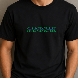 Sandzak Orta Yazılı T-Shirt Erkek