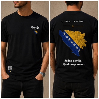 Bosna Özel Tasarım T-Shirt Erkek