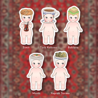 alaturka angels sticker pack