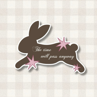 the time will pass anyway sticker