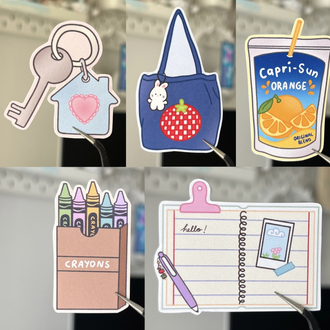 back to school sticker pack
