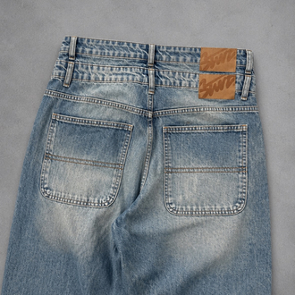 ÇİFT BEL DETAYLI BAGGY PANTOLON