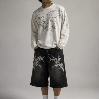 TRİBAL DESENLİ LONGSLEEVE