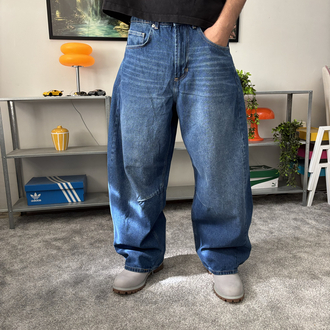 KOYU MAVİ BALLON FİT PANTOLON