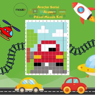 ARABA Çocuklar İçin Piksel Mozaik Kiti