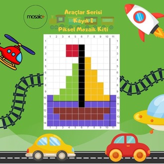KAYIK-1 Çocuklar İçin Piksel Mozaik Kiti