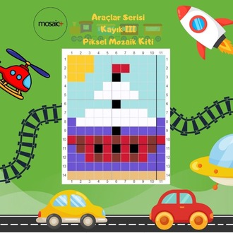 KAYIK-3 Çocuklar İçin Piksel Mozaik Kiti