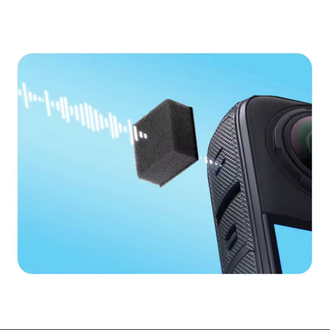 İnsta360 x4 x5 rüzgar sesi önleyici mic muff