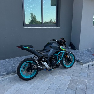 Yamaha MT-25 6’lı Ön Koruma Demiri Turkuaz