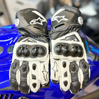 Alpinestars Beyaz Deri Eldiven
