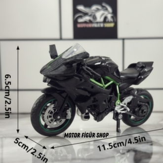1:18 Kawasaki H2R Motosiklet Figürü (KUTULU)