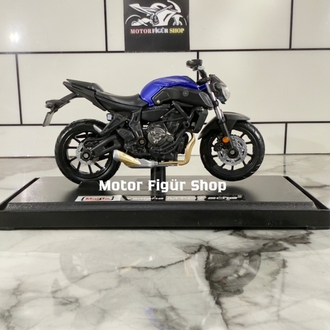 Maisto 1:18 Yamaha MT-07 Motosiklet Figürü (KUTULU)