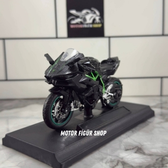 1:18 Kawasaki H2R Motosiklet Figürü (KUTULU)